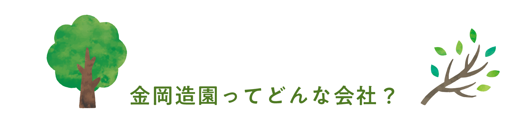 金岡造園ってどんな会社？