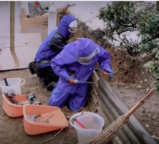 富山県富岩運河環水公園 | 土留めの補修工事